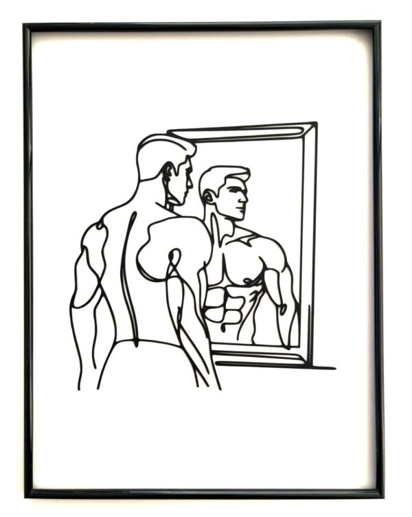 Men in front of the mirror - Image 2